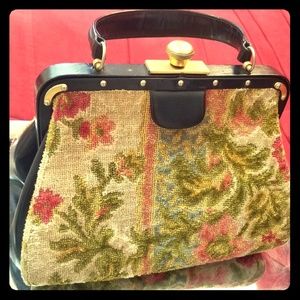 Exquisite Vintage Sax Fifth Ave 1950s Tapestry Pur